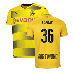 Borussia Dortmund 2017-18 Home Shirt (S) (Very Good) (Toprak 36)_0