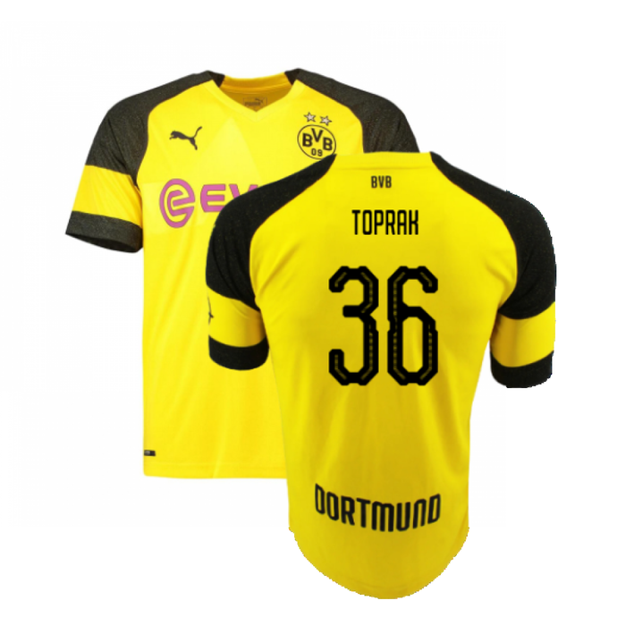 Borussia Dortmund 2018-19 Home Shirt (Excellent) (Toprak 36)