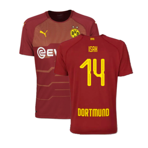 Borussia Dortmund 2018-19 Third Shirt (S) (Mint) (Isak 14)_0