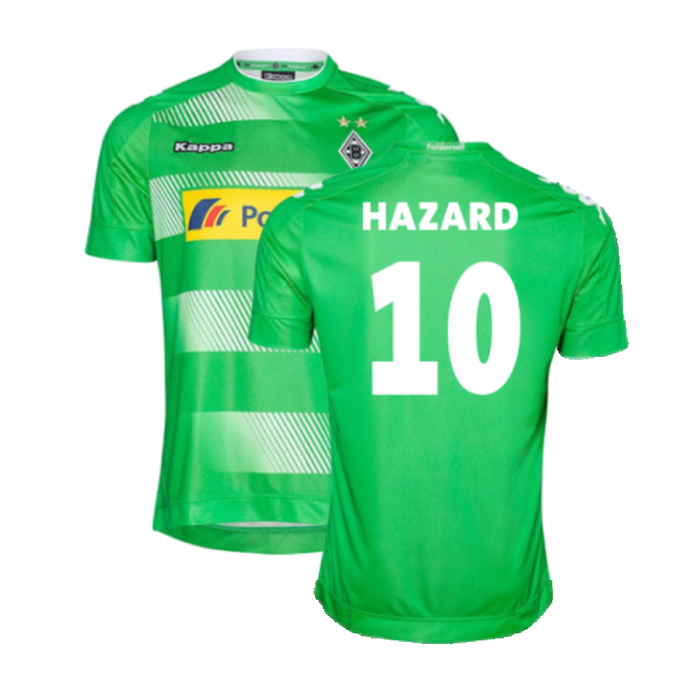 Borussia Monchengladbach 2016-18 Away Shirt (M) Hazard #10 (Very Good) (Hazard 10)