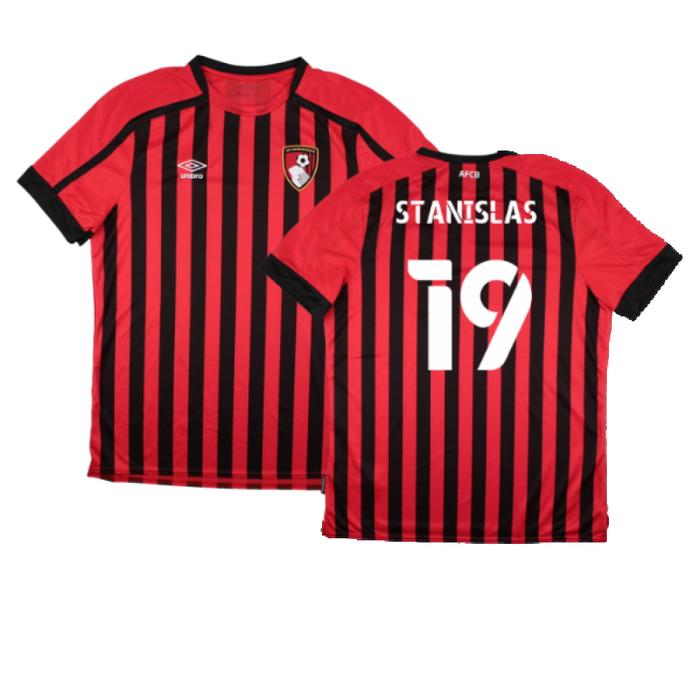 Bourenmouth 2021-22 Home Shirt (Sponsorless) (XL) (Very Good) (Stanislas 19)