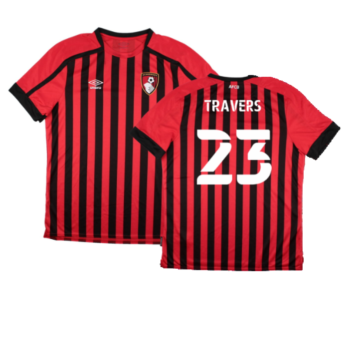 Bourenmouth 2021-22 Home Shirt (Sponsorless) (XL) (Excellent) (Travers 23)