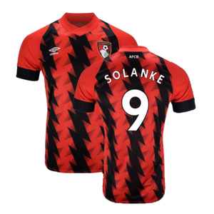 Bournemouth 2022-23 Home Shirt (Sponsorless) (XL) (SOLANKE 9) (Very Good)_0