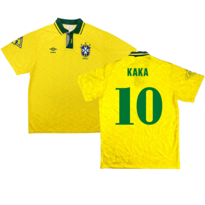 Brazil 1991-93 Home Shirt (S) (Good) (Kaka 10)