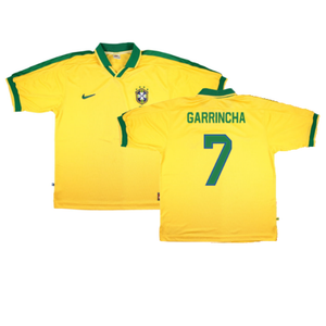 Brazil 1997-98 Home Shirt (XL) (Very Good) (GARRINCHA 7)_0