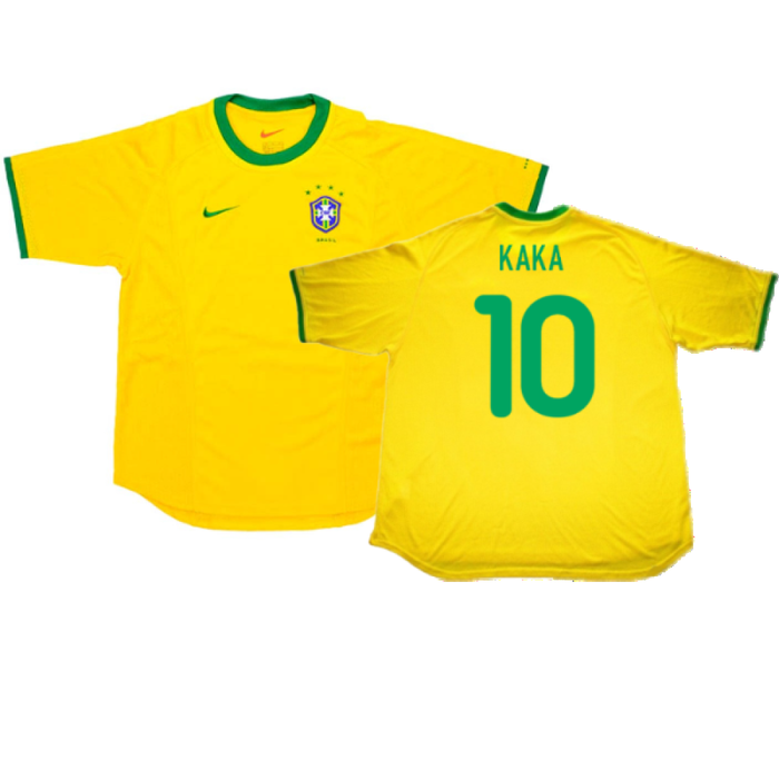 Brazil 2000-02 Home Shirt (L) (Excellent) (Kaka 10)