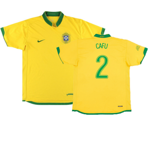 Brazil 2006-08 Home Shirt (L) (Excellent) (Cafu 2)_0