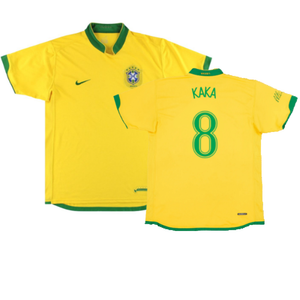 Brazil 2006-08 Home Shirt (L) (Excellent) (Kaka 8)_0