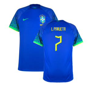 Brazil 2022-23 Away Shirt (XSB) (Mint) (L Paqueta 7)_0