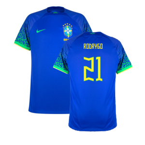 Brazil 2022-23 Away Shirt (XSB) (Mint) (Rodrygo 21)_0