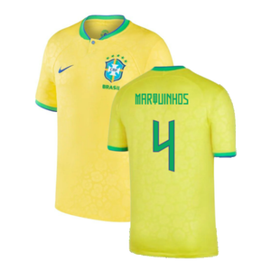 Brazil 2022-23 Home Shirt (Baby) (3-6 months) (Excellent) (Marquinhos 4)_0