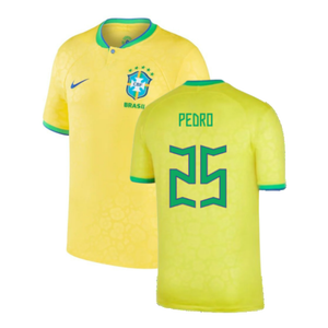 Brazil 2022-23 Home Shirt (Baby) (3-6 months) (Excellent) (Pedro 25)_0