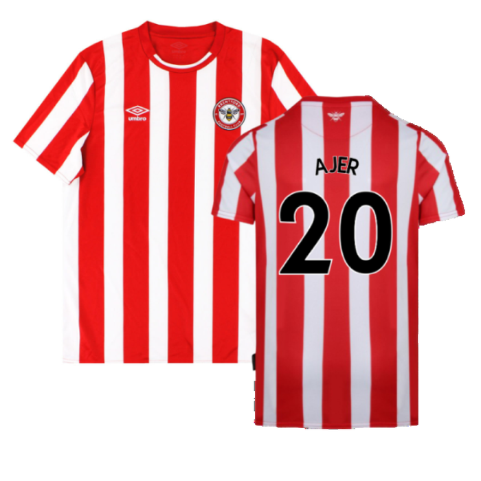 Brentford 2021-23 Home Shirt (M) (Mint) (AJER 20)