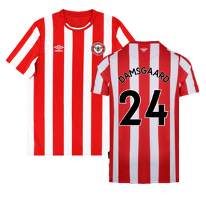 Brentford 2021-23 Home Shirt (M) (Mint) (DAMSGAARD 24)_0