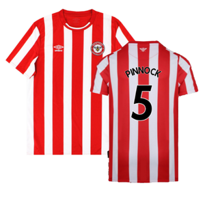 Brentford 2021-23 Home Shirt (S) (Mint) (PINNOCK 5)_0