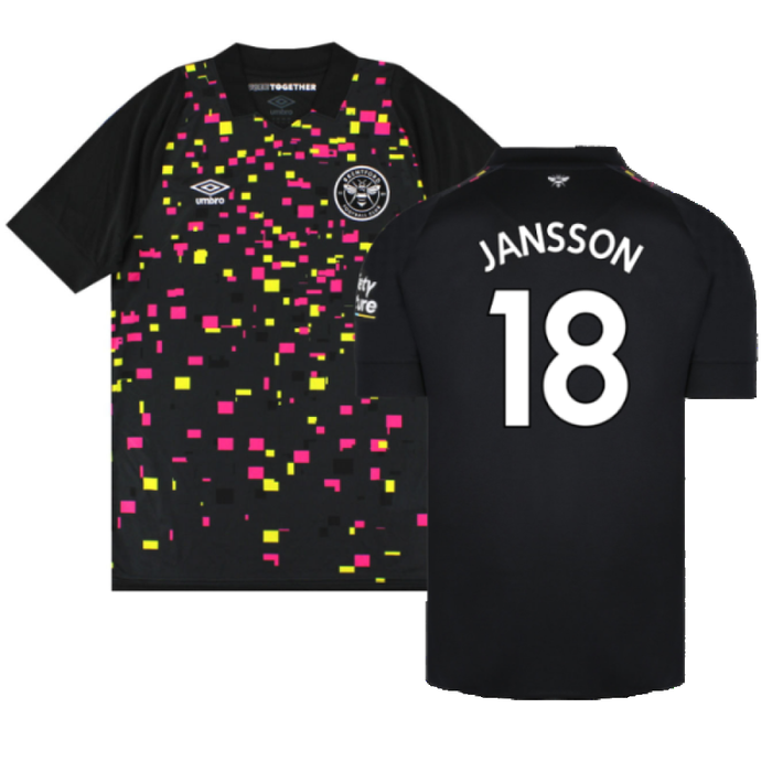 Brentford 2022-23 Third Shirt (Sponsorless) (XL) (Excellent) (JANSSON 18)