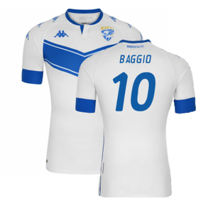 Brescia 2020-21 Away Shirt (Sponsorless) (XL) (BAGGIO 10) (Mint)_0