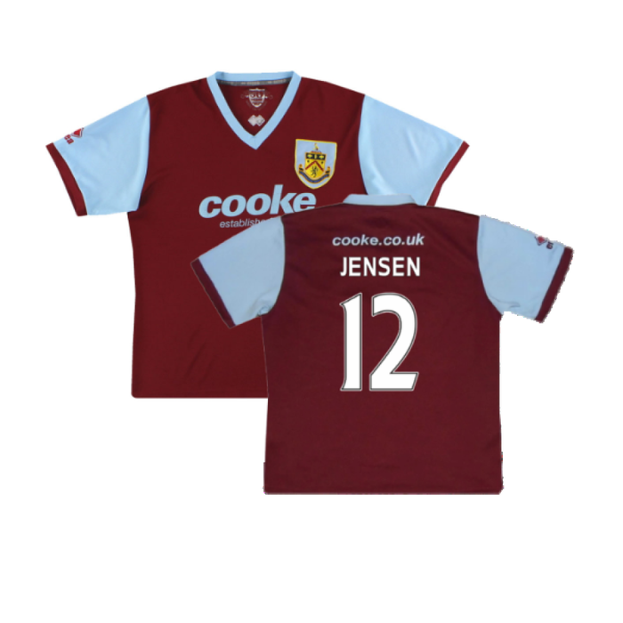 Burnley 2009-10 Home Shirt (XL) (Excellent) (Jensen 12)