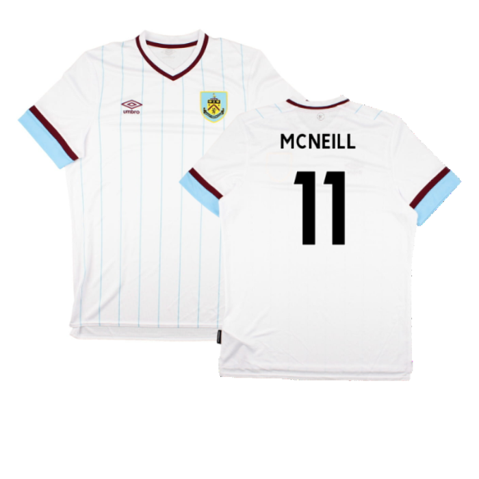 Burnley 2021-22 Away Shirt (Sponsorless) (XL) (Mint) (McNEILL 11)