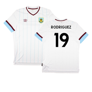 Burnley 2021-22 Away Shirt (Sponsorless) (S) (Mint) (RODRIGUEZ 19)_0