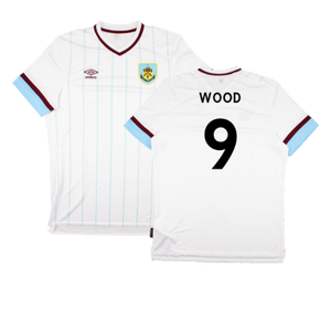 Burnley 2021-22 Away Shirt (Sponsorless) (S) (Mint) (WOOD 9)_0