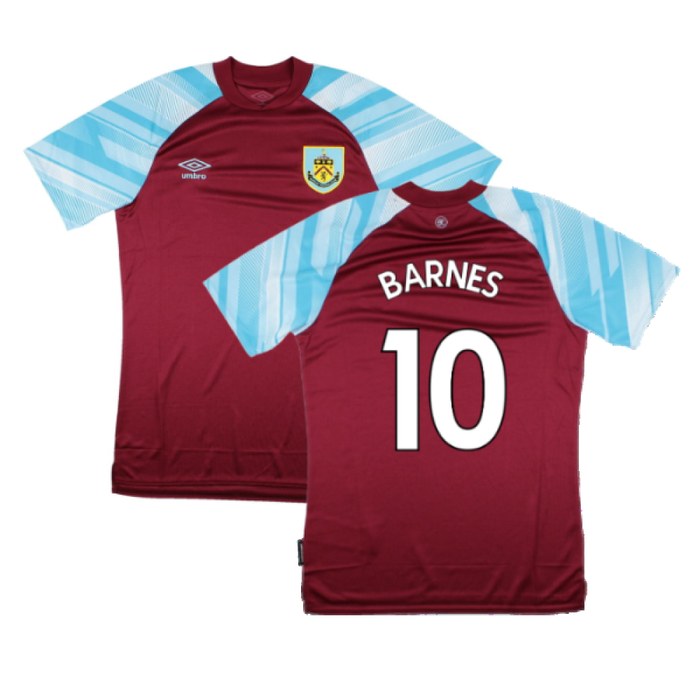 Burnley 2021-22 Home Shirt (Sponsorless) (M) (BARNES 10) (Mint)