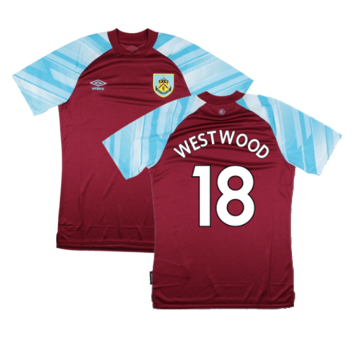 Burnley 2021-22 Home Shirt (Sponsorless) (M) (WESTWOOD 18) (Mint)