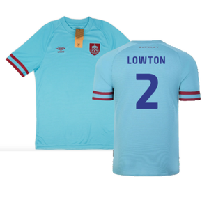 Burnley 2022-23 Away Shirt (Sponsorless) (M) (Mint) (LOWTON 2)_0