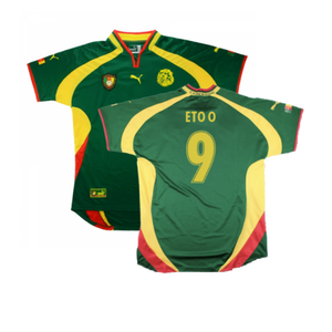 Cameroon 2000-02 Home Shirt (XL) (Very Good) (Eto O 9)_0