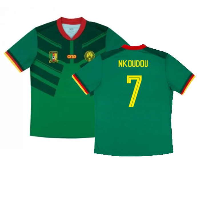 Cameroon 2022-23 Home Shirt (MB) (NKOUDOU 7) (Excellent)