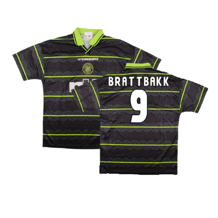 Celtic 1999-2000 Away Shirt (L) (Excellent) (Brattbakk 9)