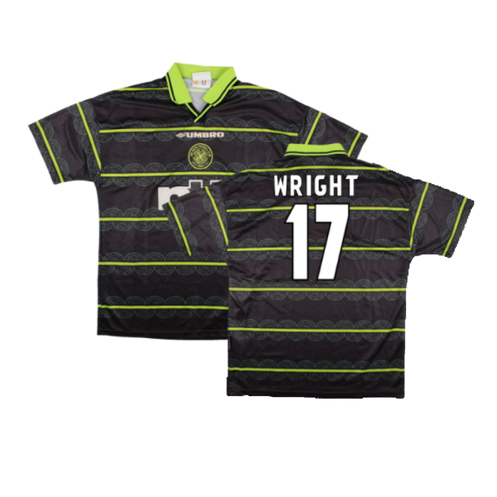 Celtic 1999-2000 Away Shirt (L) (Excellent) (Wright 17)