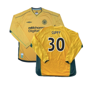 Celtic 2002-2003 Long Sleeve Away Shirt (Excellent) (Guppy 30)_0