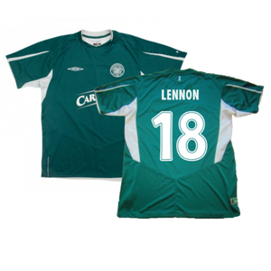 Celtic 2004-05 Away Shirt (XL) (Excellent) (Lennon 18)_0