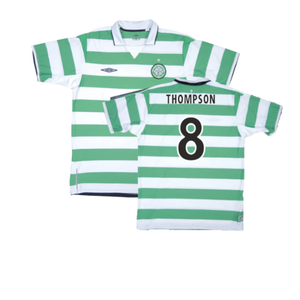 Celtic 2004-05 Home Shirt (Excellent) (Thompson 8)_0