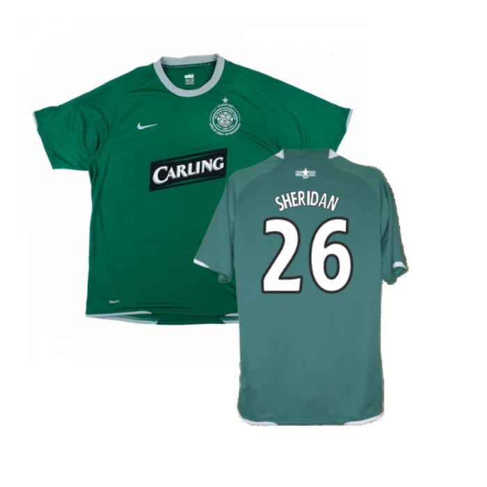 Celtic 2007-08 Away Shirt (Mint) (Sheridan 26)