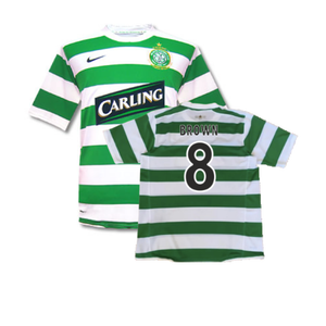 Celtic 2007-08 Home Shirt (M) (Good) (Brown 8)_0