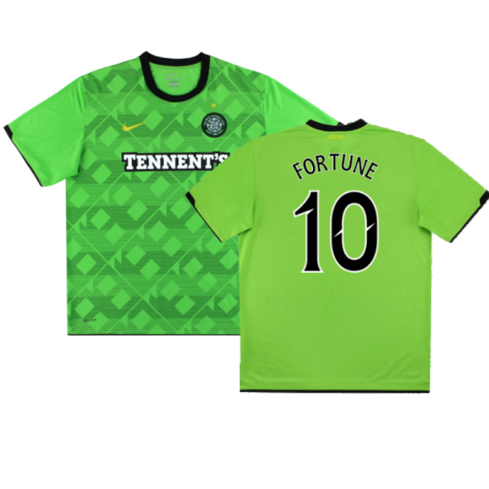 Celtic 2010-11 Away Shirt (L) (Mint) (Fortune 10)