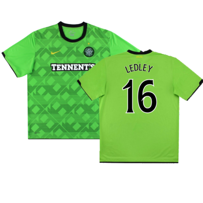 Celtic 2010-11 Away Shirt (L) (Mint) (Ledley 16)