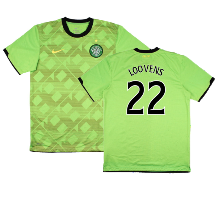 Celtic 2010-11 Away Shirt (Sponsorless) (M) (Very Good) (Loovens 22)