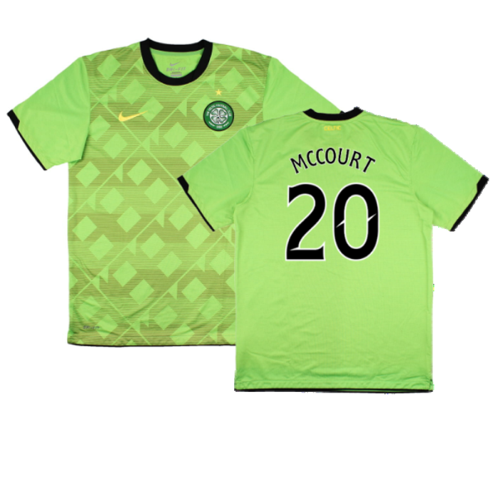 Celtic 2010-11 Away Shirt (Sponsorless) (M) (Very Good) (McCourt 20)