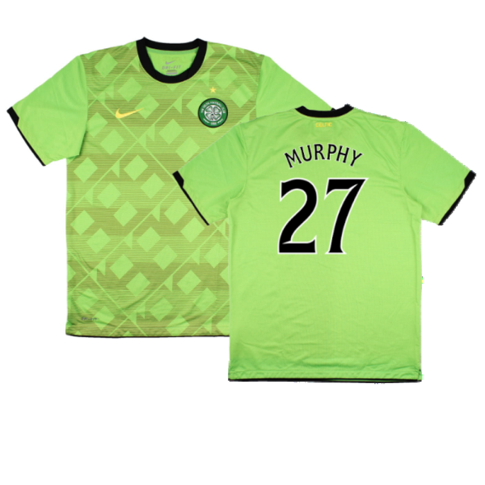 Celtic 2010-11 Away Shirt (Sponsorless) (M) (Very Good) (Murphy 27)