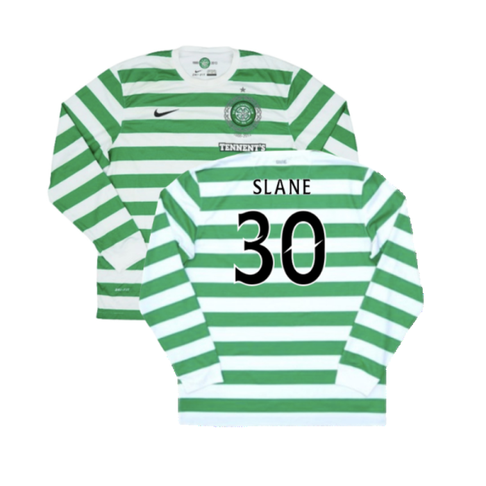 Celtic 2012-13 Long Sleeved Home Shirt (XL) (Excellent) (Slane 30)