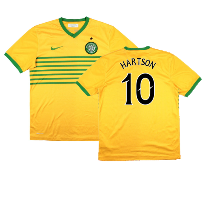 Celtic 2013-14 Away Shirt (Sponsorless) (M) (Very Good) (Hartson 10)