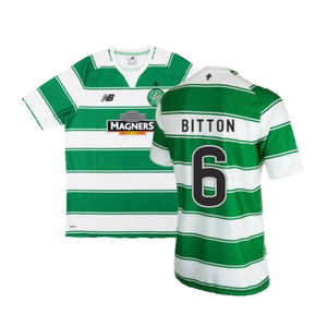 Celtic 2015-16 Home Shirt (Excellent) (Bitton 6)_0