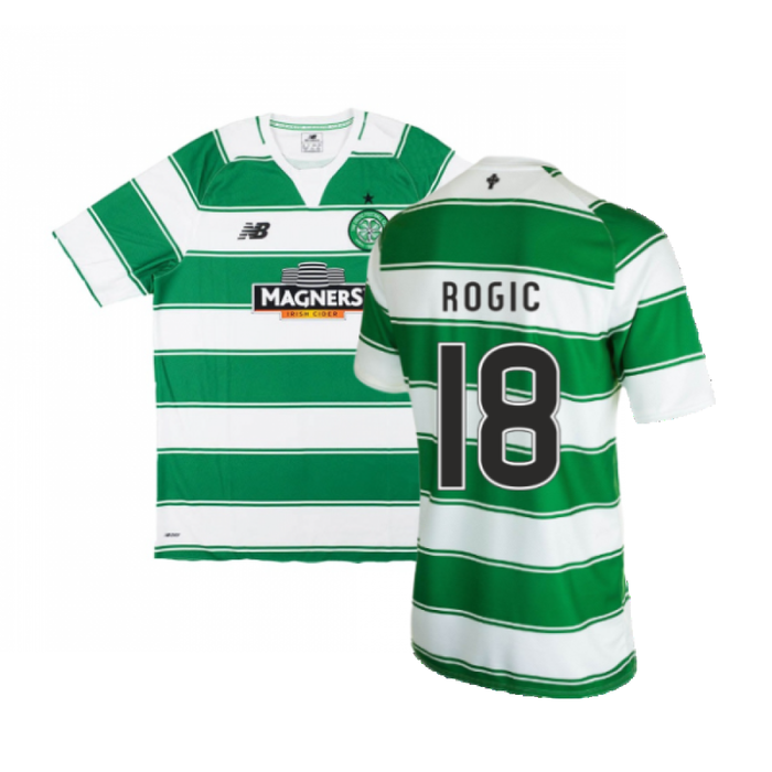 Celtic 2015-16 Home Shirt (Excellent) (Rogic 18)