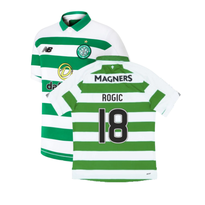 Celtic 2019-20 Home Shirt (Excellent) (Rogic 18)