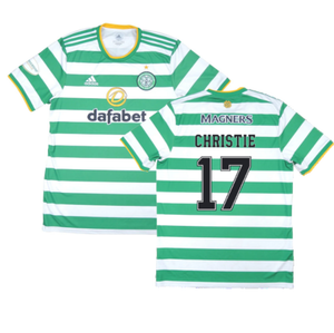 Celtic 2020-21 Home Shirt (XL) (Mint) (CHRISTIE 17)_0