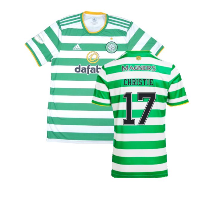 Celtic 2020-21 Home Shirt (L) (Mint) (CHRISTIE 17)