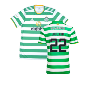 Celtic 2020-21 Home Shirt (L) (Mint) (EDOUARD 22)_0